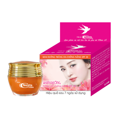 Kem Dưỡng Trắng Da Chống Nắng SPF 30-Nests Cream